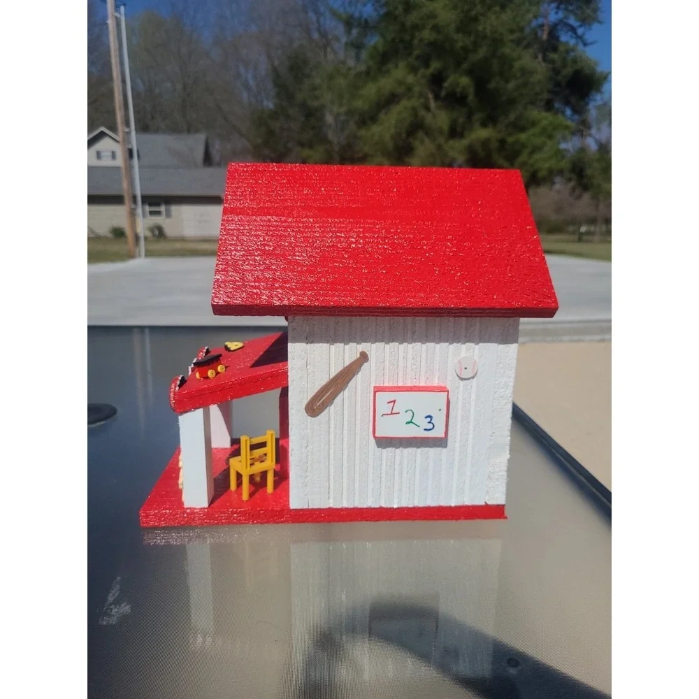 Teacher Theme Custom Made Brand New Bird House Amazing Detail & Color 11' by 11'